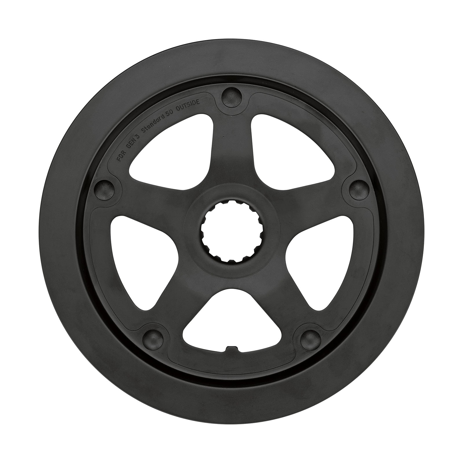 FSA Bosch G3 eBike Direct Mount Chainring w/Guard in Black 38T, Black