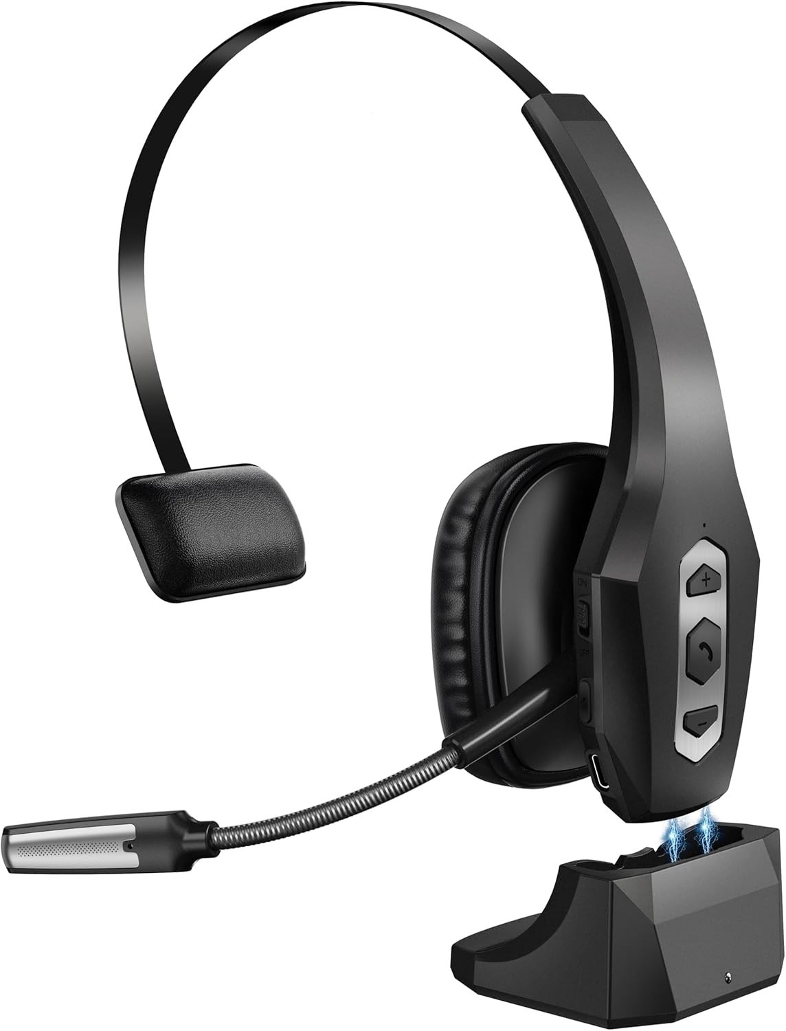 Auriculares Bluetooth para Camioneros Microfono Giratorio Bateria 34 Horas
