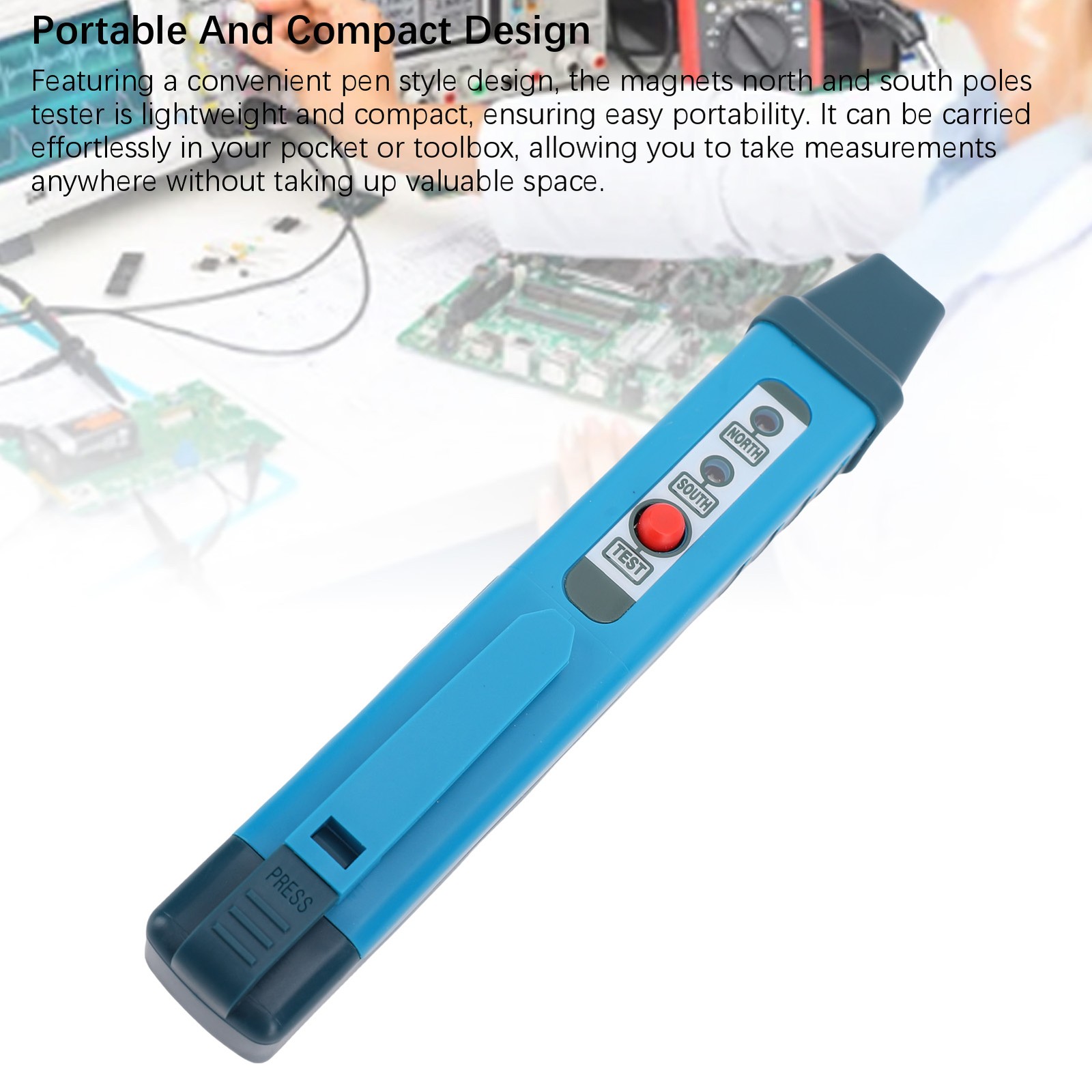 1 Magnet Pole Detector Durable ABS Material for Generator and DIY Applications