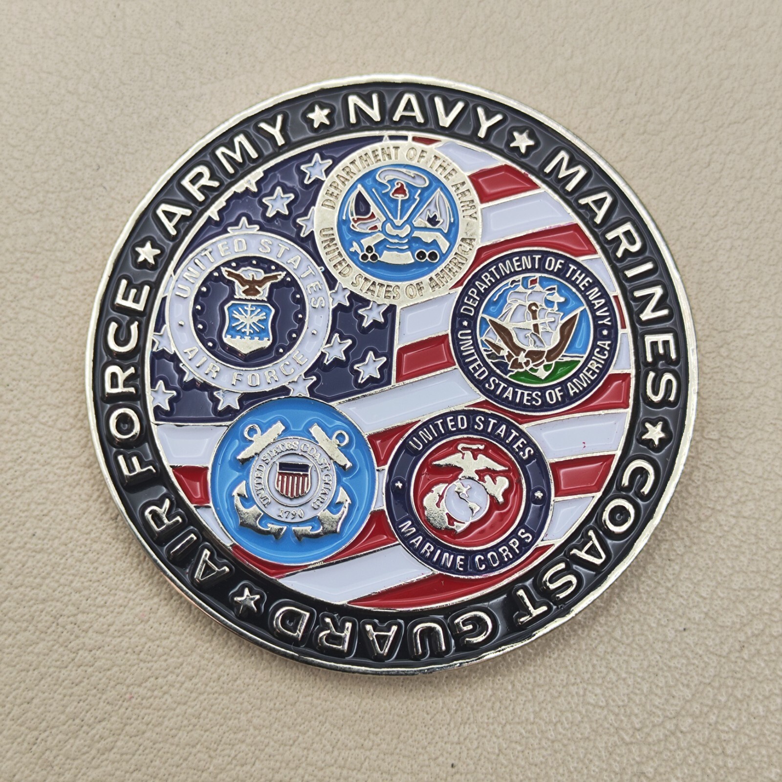 Ge Durham Veterans Network Challenge Coin