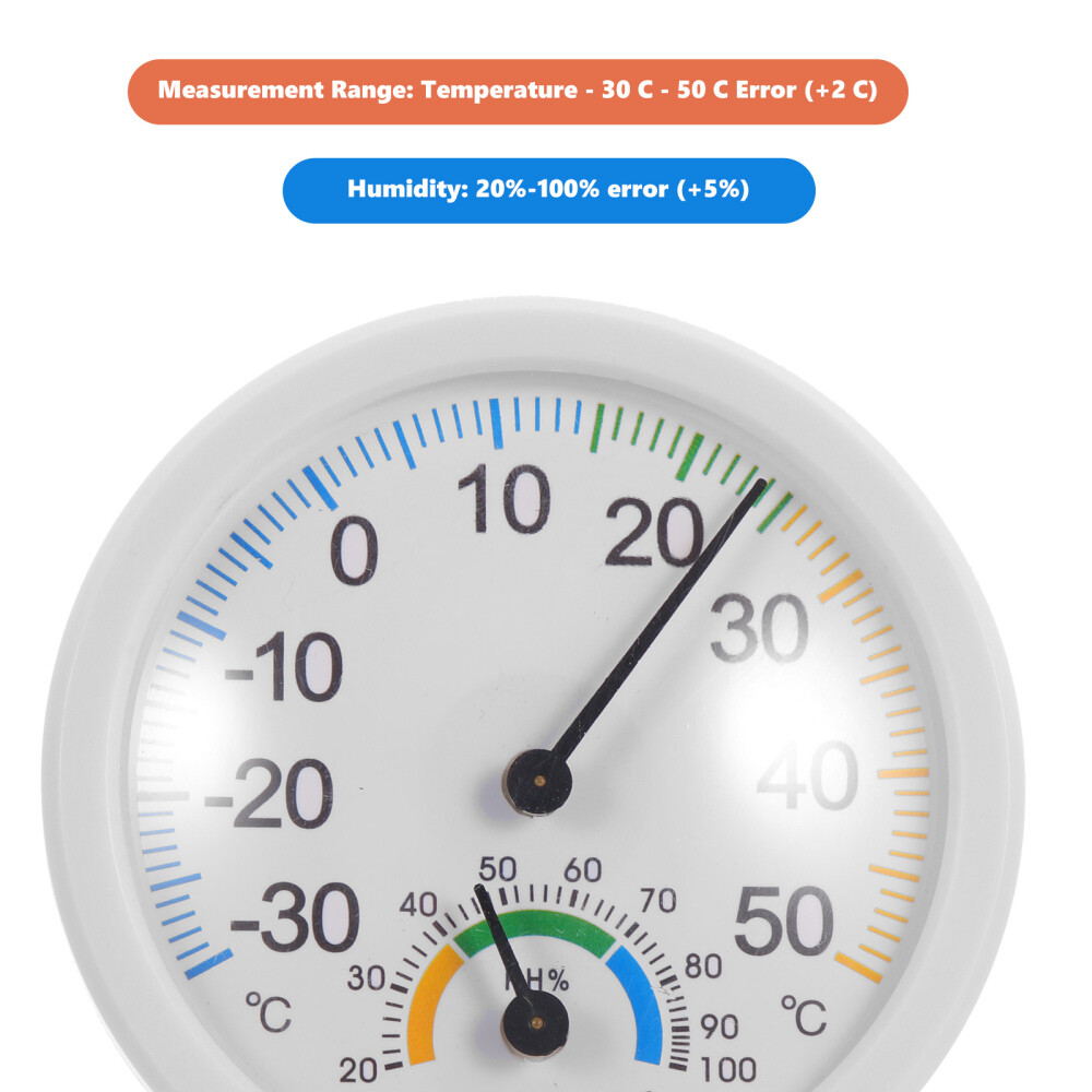 High Precision Pointer Hygrothermograph Multiple Use Thermometer Hygrometer