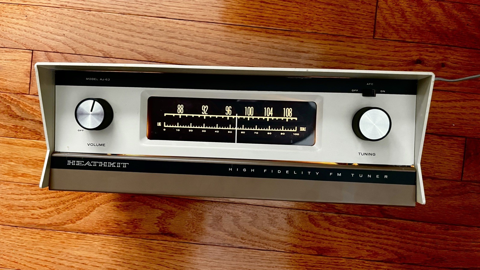 Heathkit High Fidelity FM Tuner  AJ-63 Vacuum Tubes Clean and Tested
