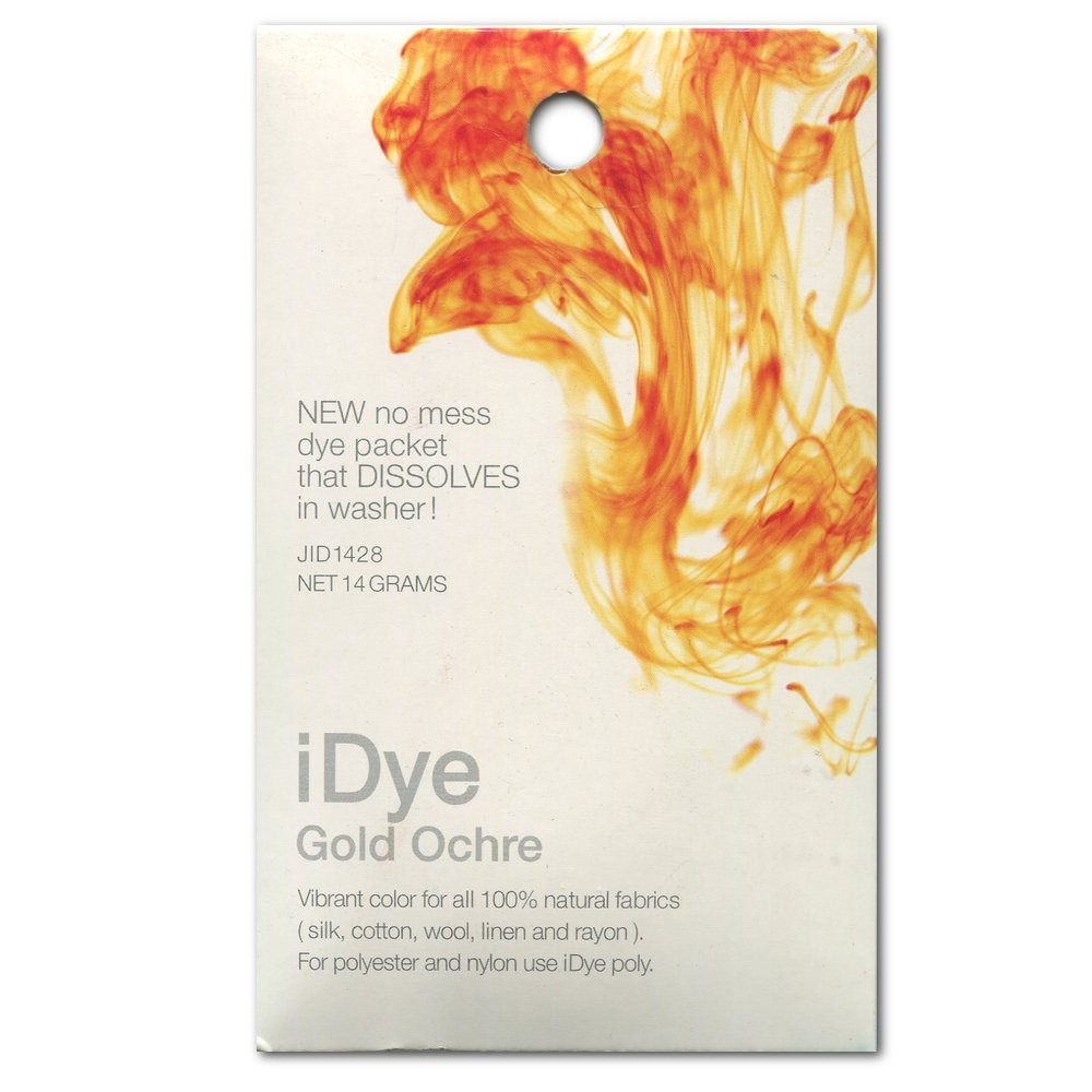 Idye Natural Fabric: Gold Ochre