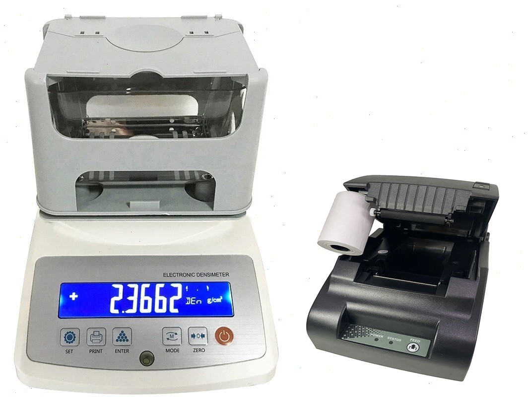 Benchtop Solid Densitometer with Printer RS232 0.001~120g Accuracy 0.0001g/cm³