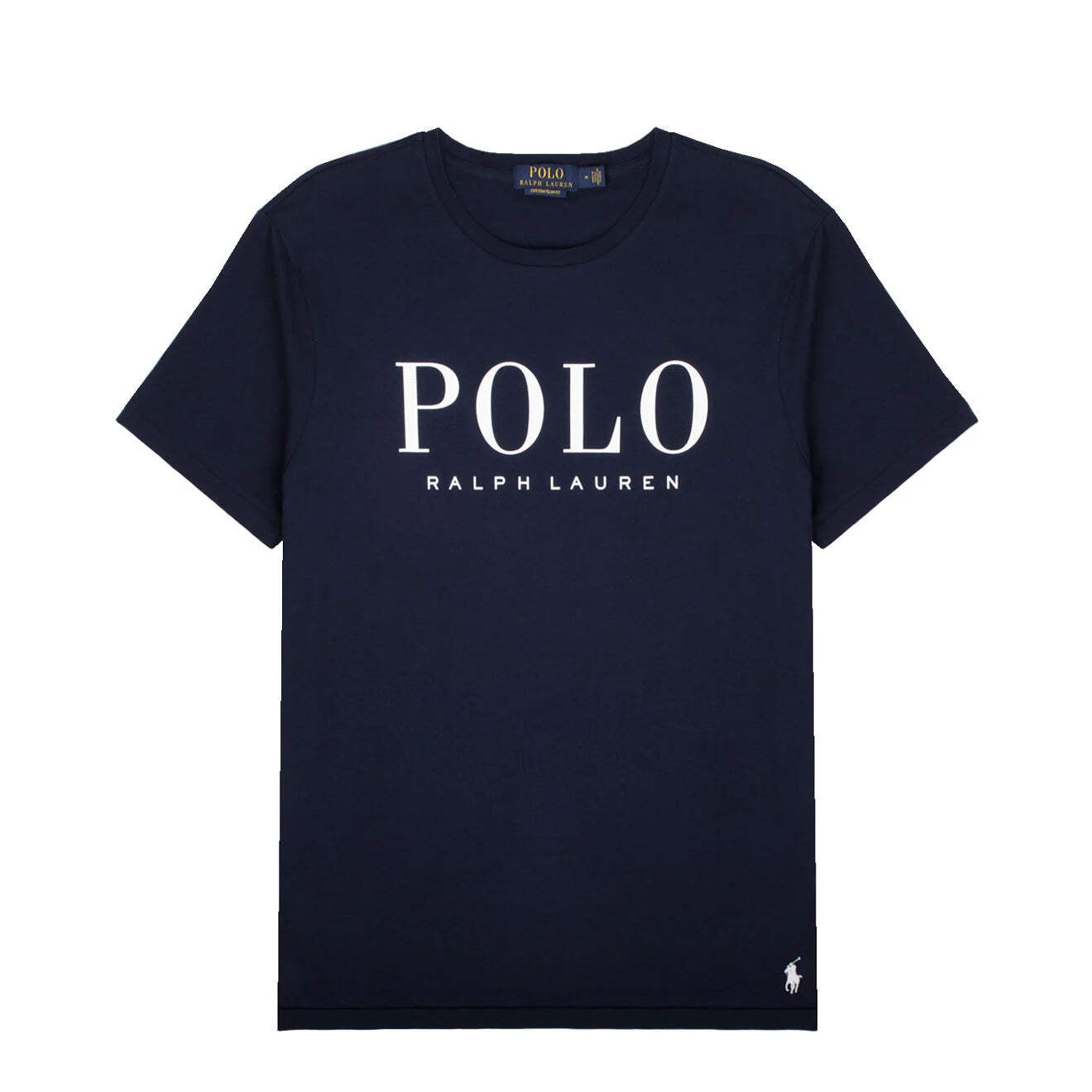 Polo Ralph Lauren Custom Slim Fit Logo Jersey T-Shirt Cruise Navy