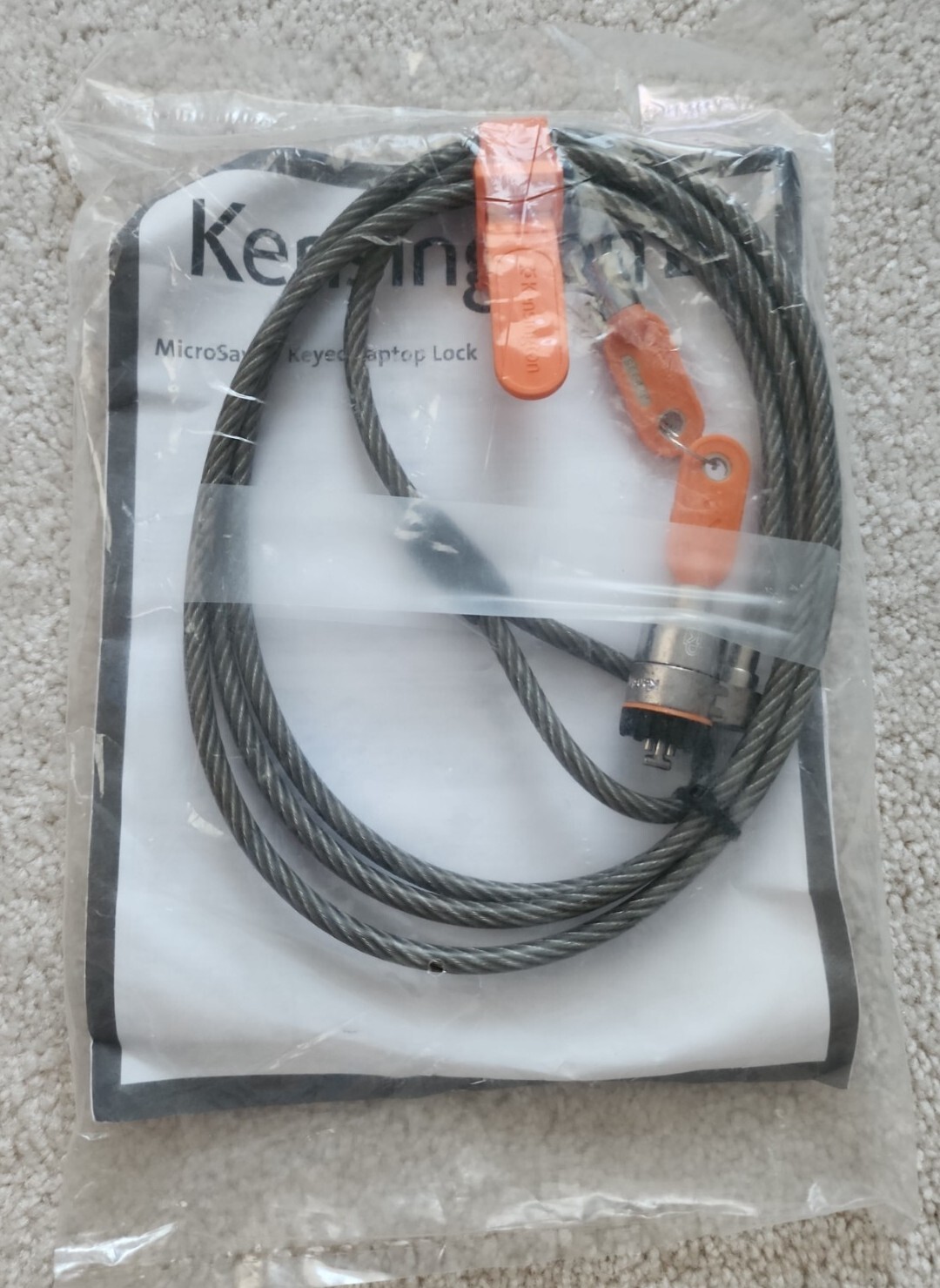 Kensington Microsave Key Laptop Lock New