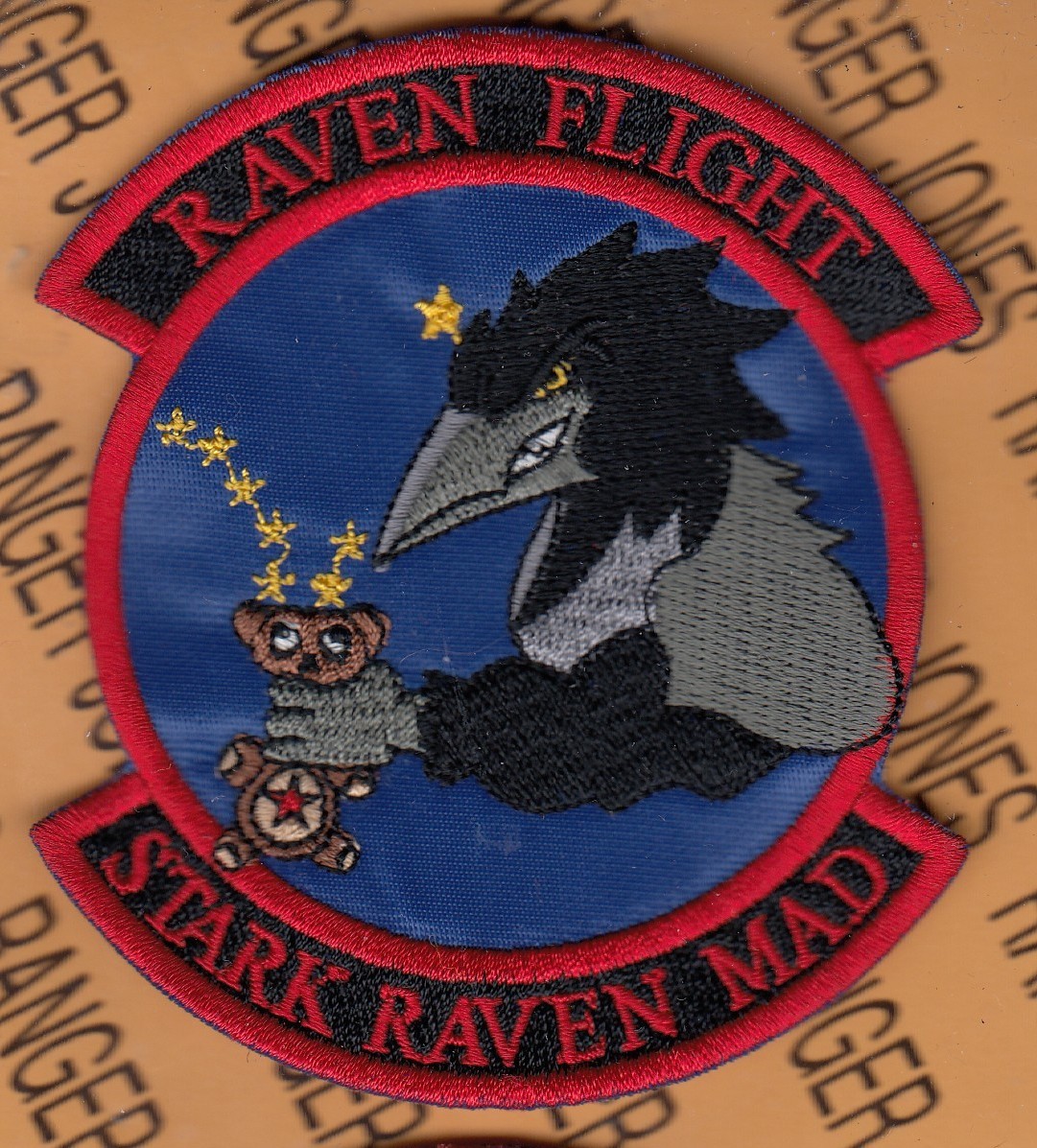 USAF Air Force Raven Flight Stark Raven Mad Aggressors Alaska ~3.75" patch c/e