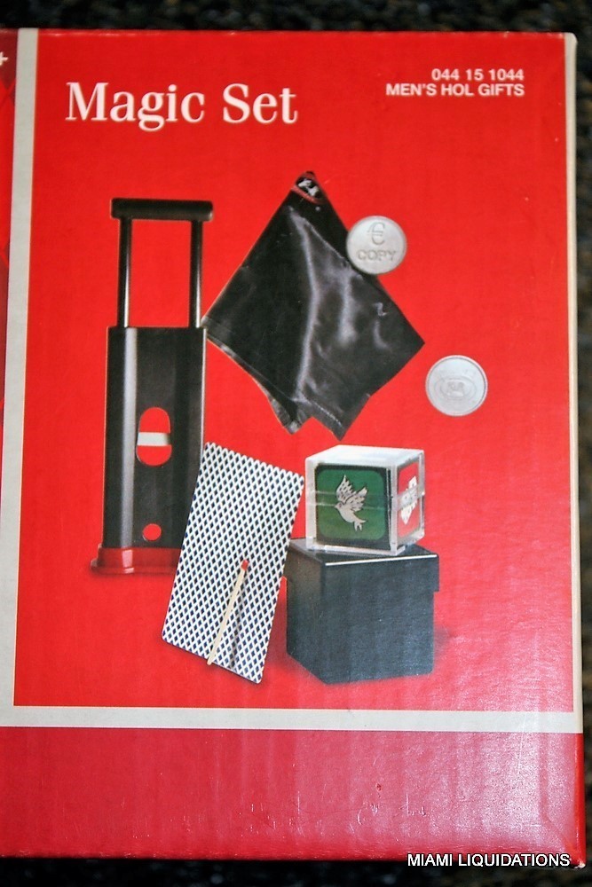 Magic Set Kit Handkerchief Cigarette Guillotine Floating Match Trick Target