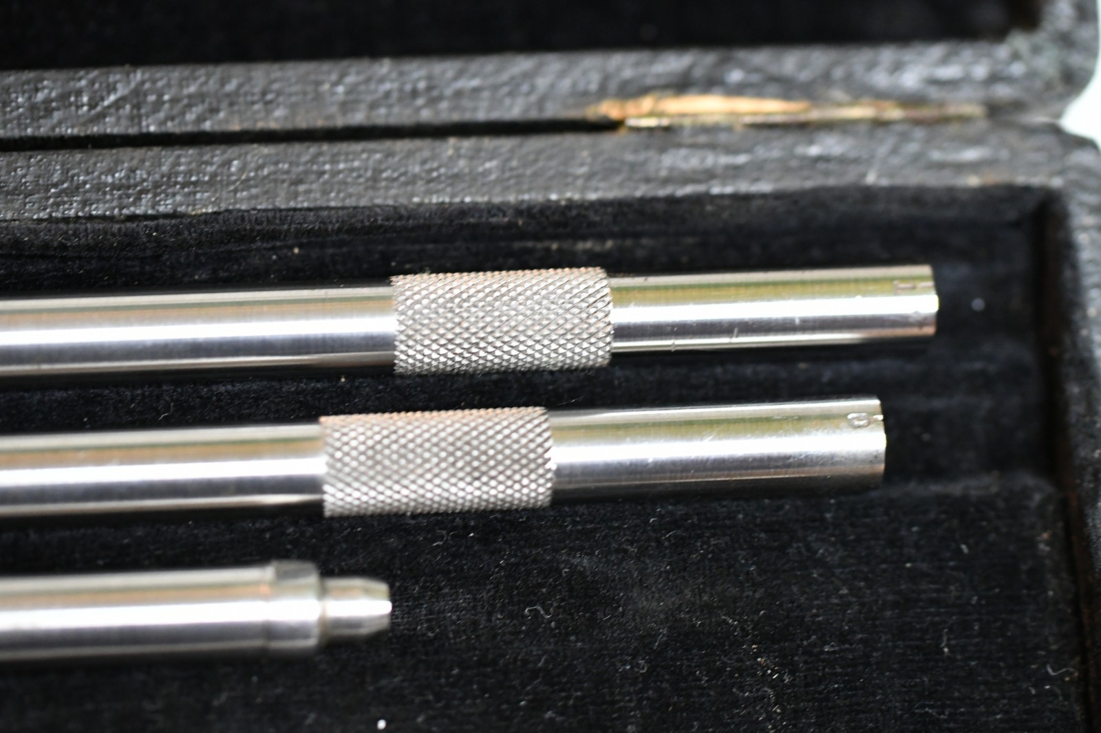 Vintage Starrett Series 124C Solid-Rod Inside Micrometer Set 1940s