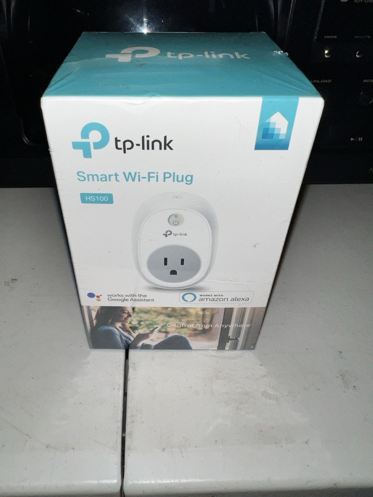 NEW TP-Link HS100 Wi-Fi Smart Plug Kit (Works with Alexa & Google) Sealed
