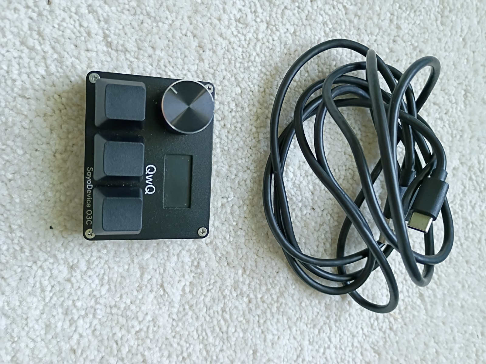 SayoDevice 03C Wired USB-C Macro Keypad with Rotary Knob