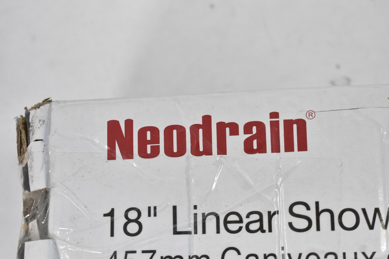 Neodrain ZA3-18-T02-MB 18'' Linear Shower Drain 2-in-1 Flat & Tile Insert Black