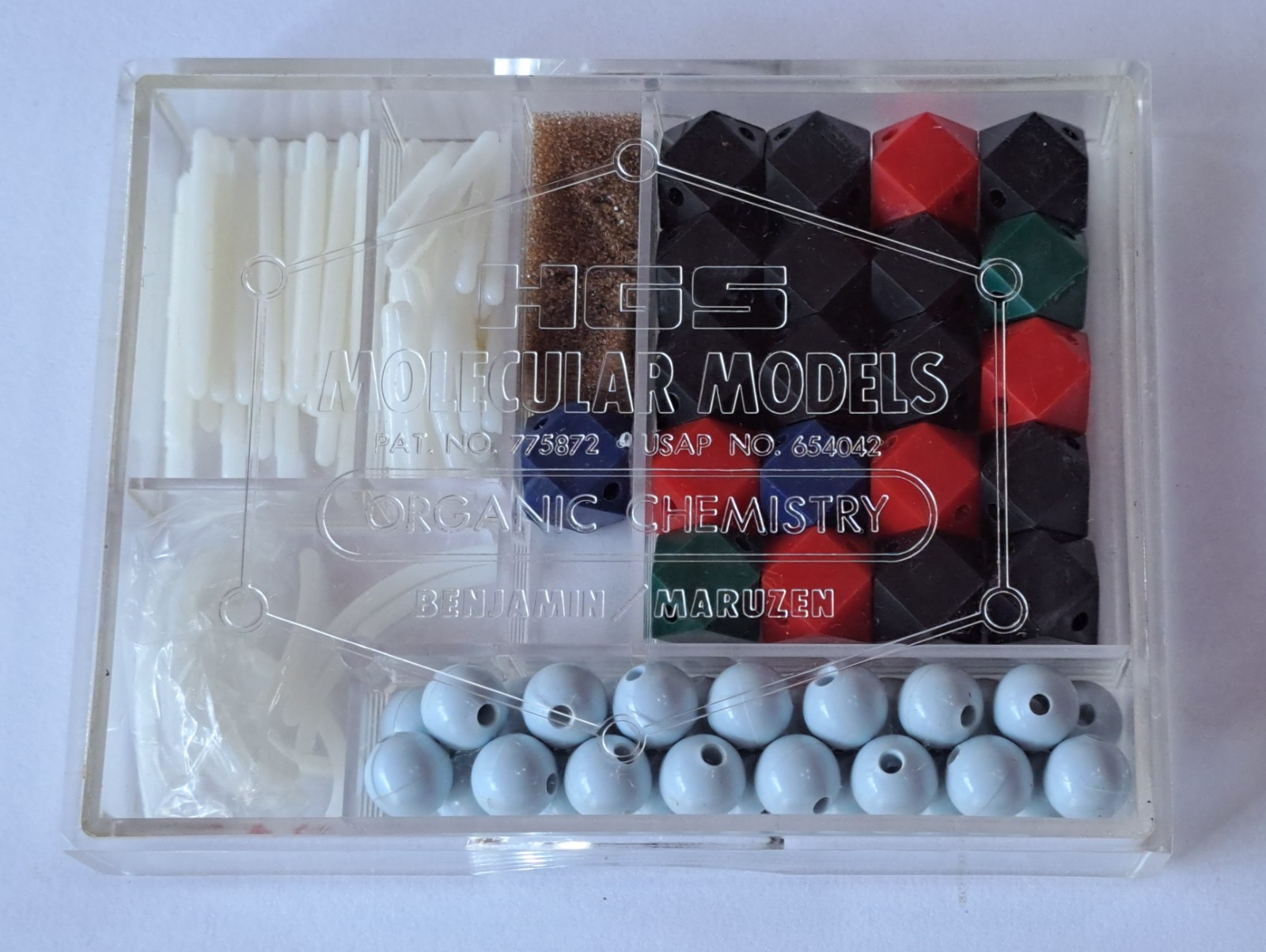 Vintage HGS Molecular Models Kit for Organic Chemistry  Benjamin/Maruzen