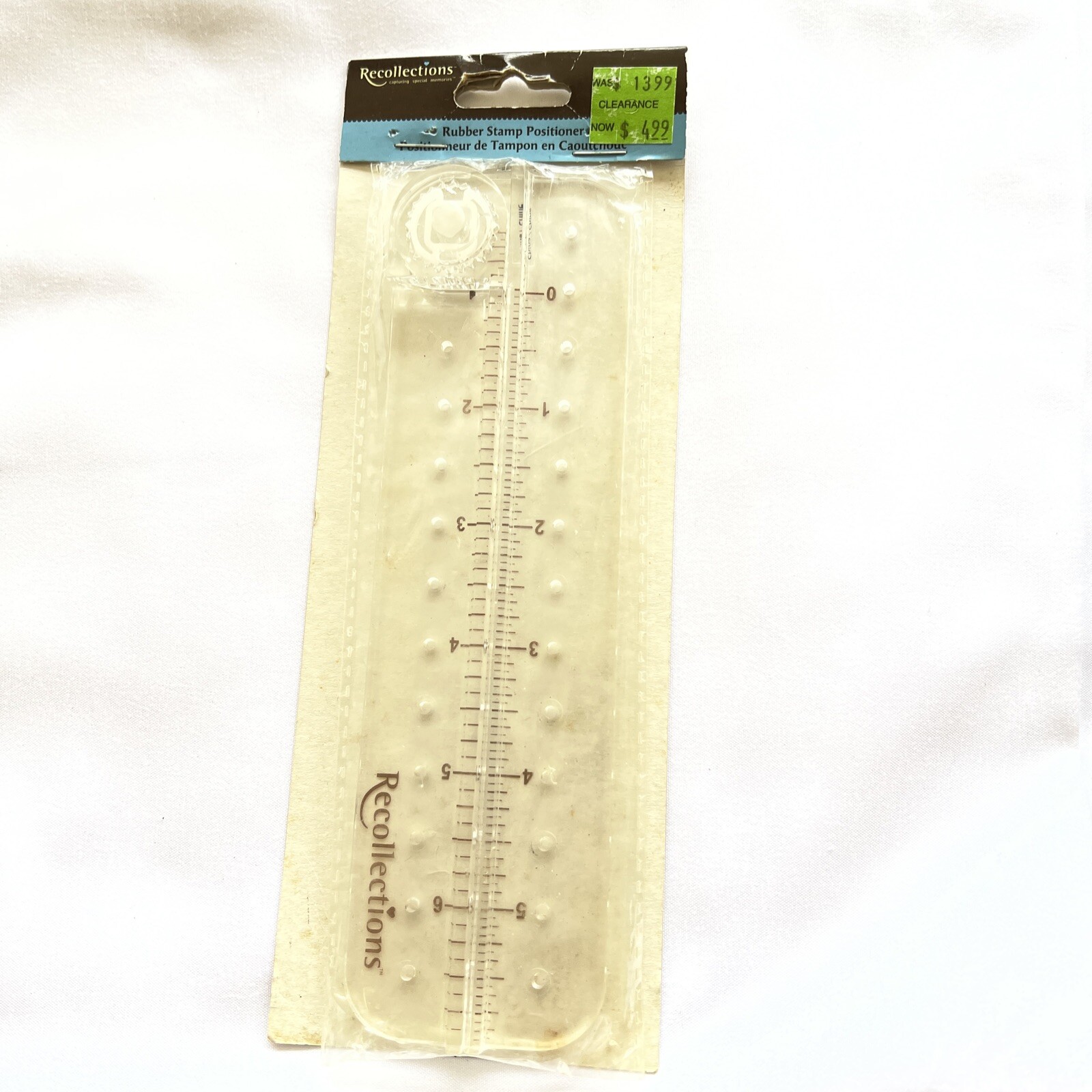 Recollections Rubber Stamp Positioner - up to 6 inches