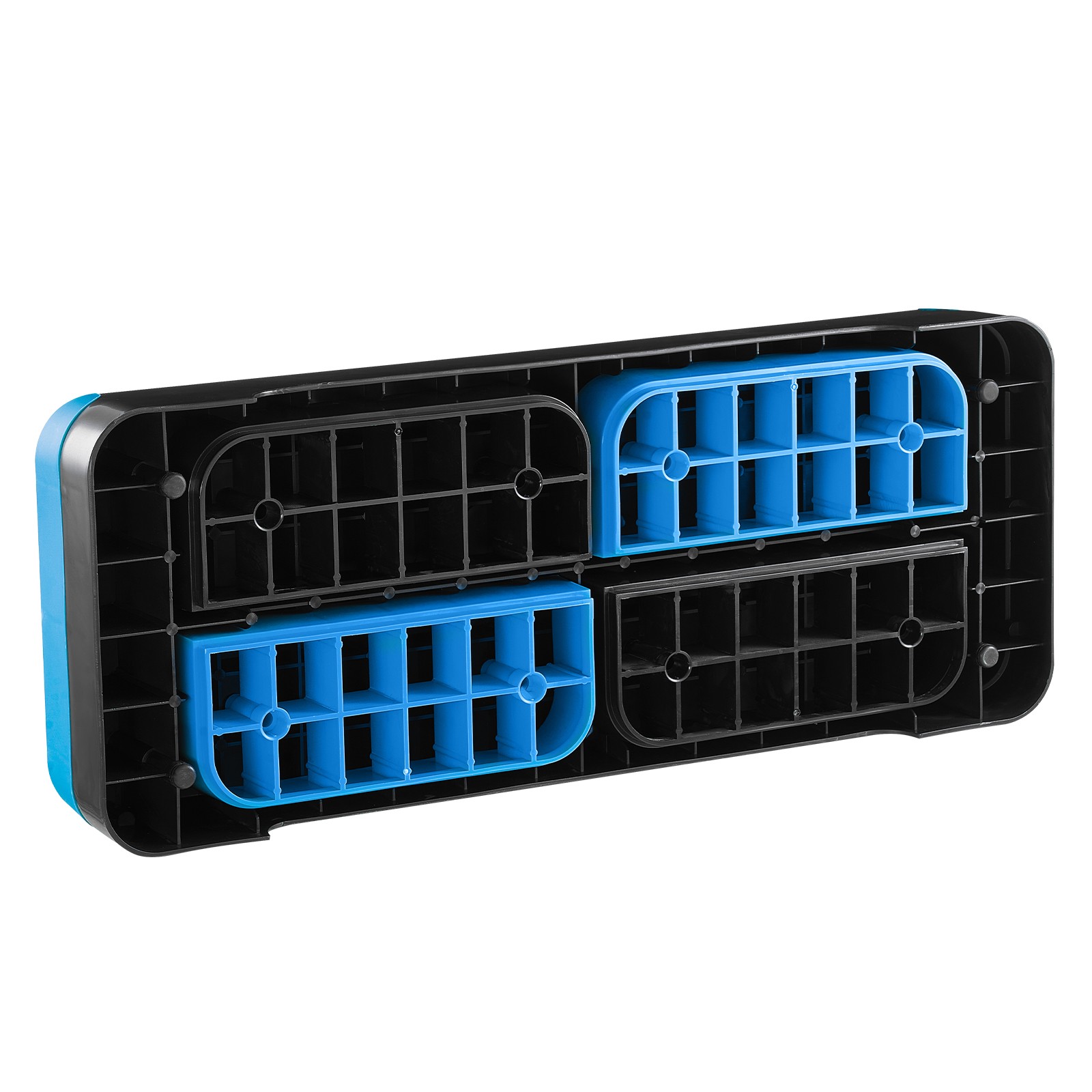 Uimoso Adjustable Aerobic Exercise Step Platform with 4 Risers - Blue
