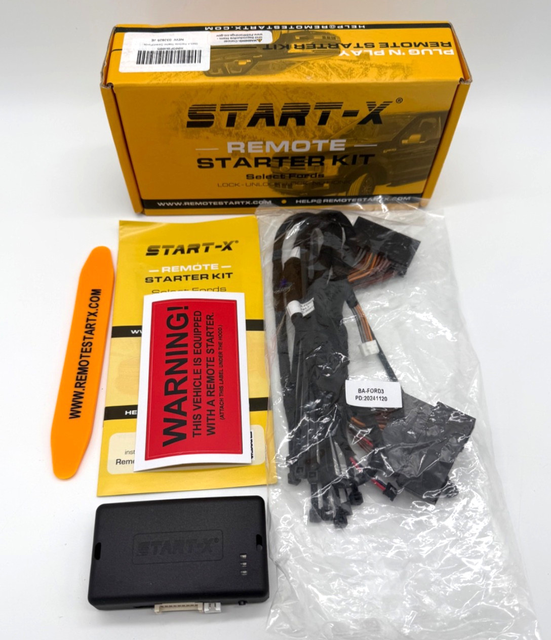 Start-X Remote Starter Kit For Select Ford Vehicles - X003F8W0D5 - New Open Box