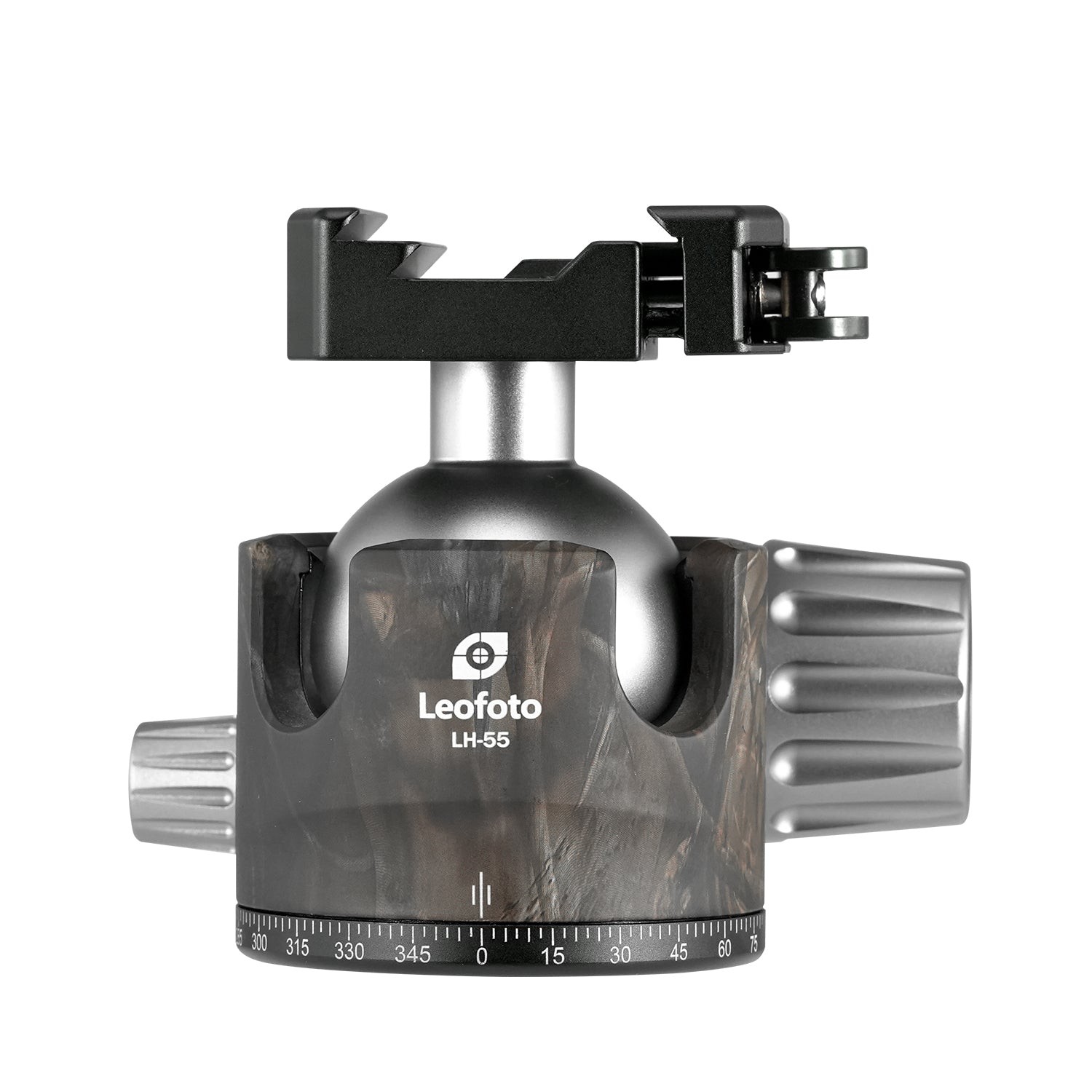 Leofoto LH-55LSC Camo Ball Head for Shooting & Hunting | Arca & Picatinny Clamp