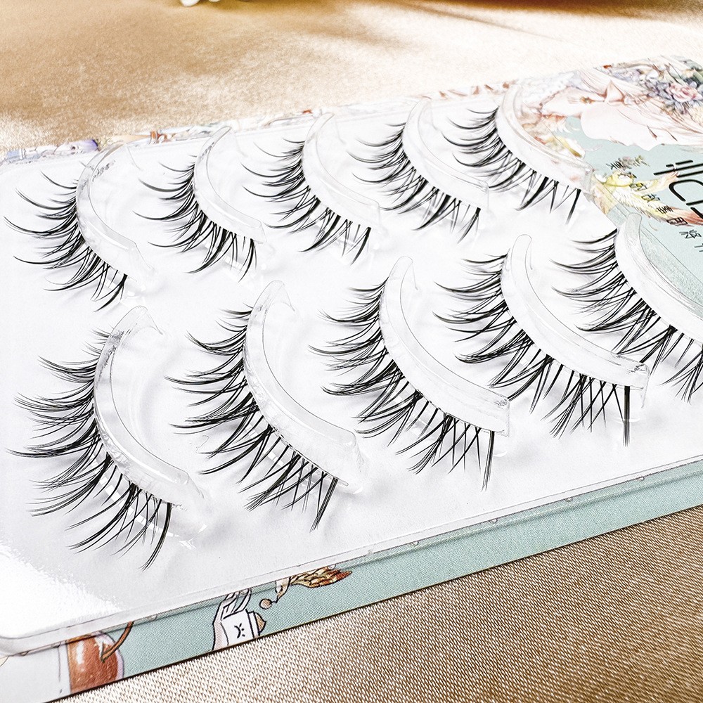 Makeup False Eyelashes for Dating & Parties - 12mm Natural Dense Lashes