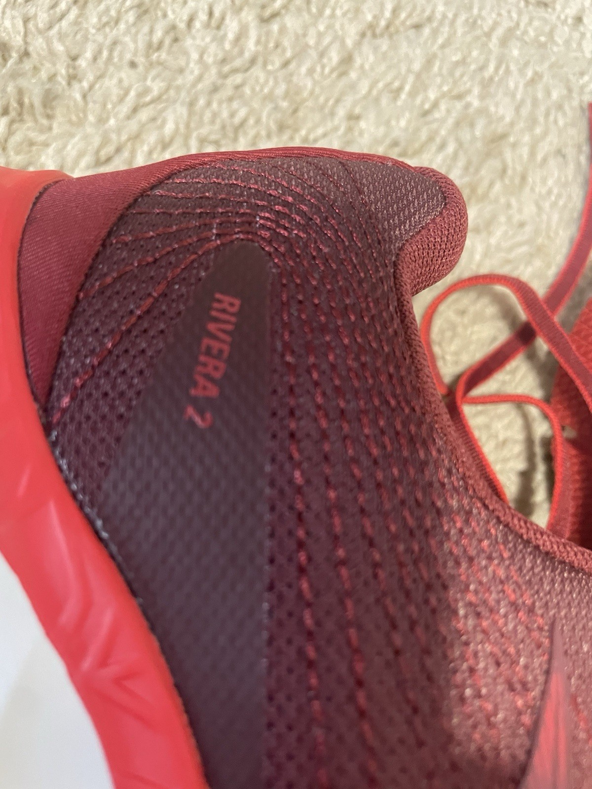 Altra Rivera 2 Men's Red Mesh Running Sneakers US 9.5 Reflective Low Top