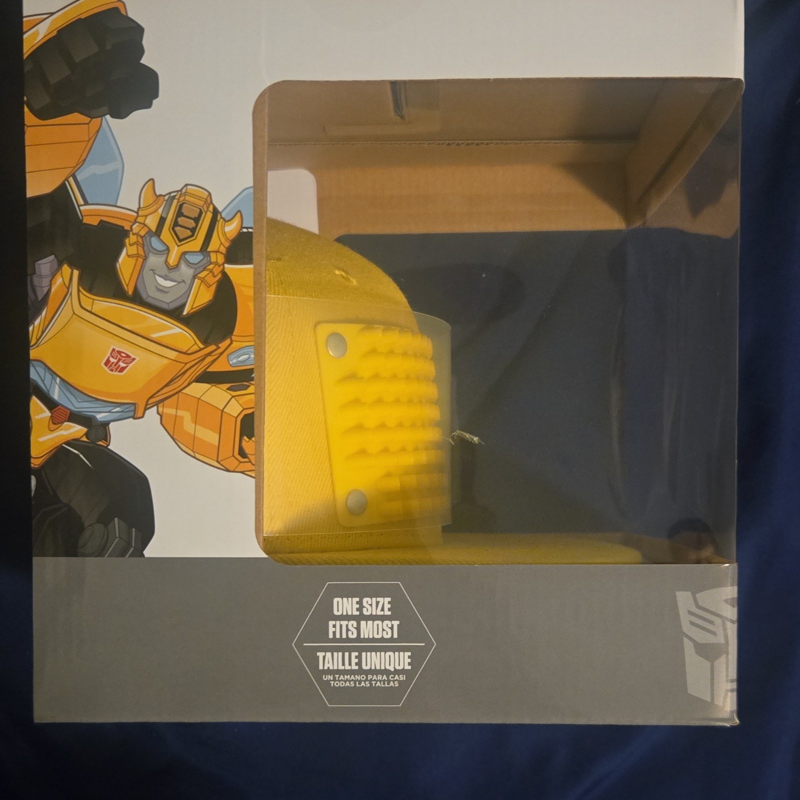 elope Transformers Bumblebee Build-On Snapback Hat Kit Includes 114 Blocks