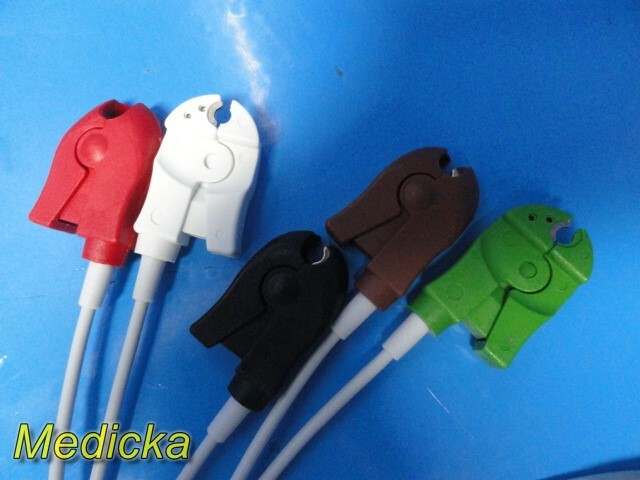Drager Medical P/N 749983 Trust Tele ECG 5-Lead, Grabber Set ~ 24627