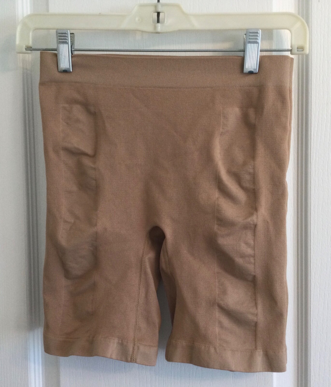 Beige tan Size Large Spandex Nylon Shaper Shorts!