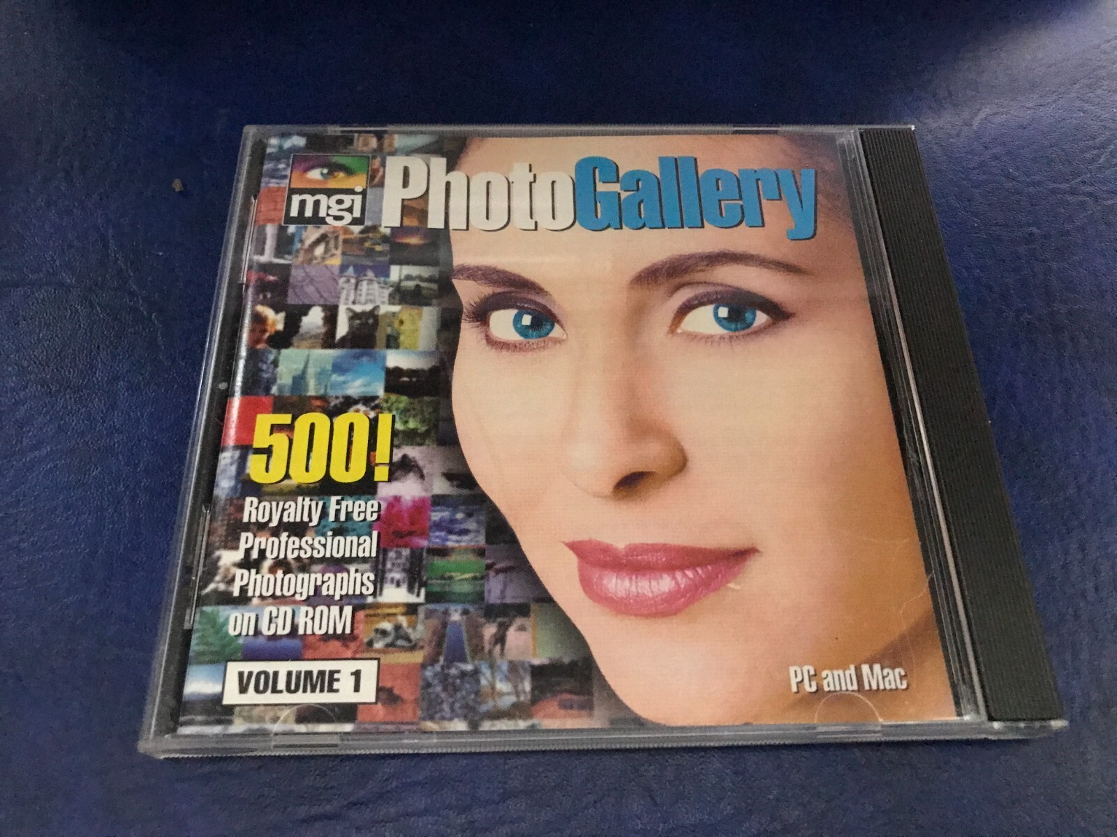 Vintage MGI Photo Gallery Software with 500 Royalty Free Photos on CD