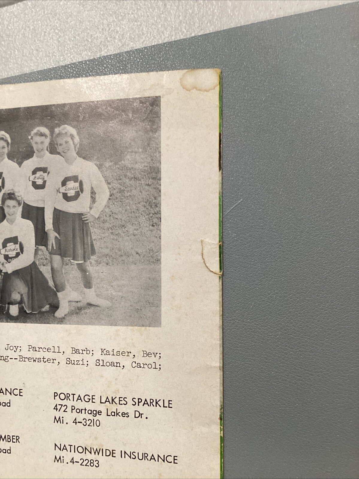 1960 Coventry Comets High School Football Program