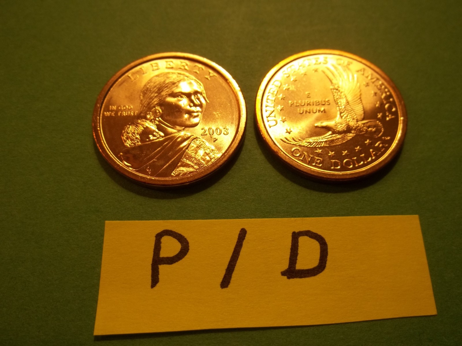 Native American Dollar Set  2003  P, D Unc.