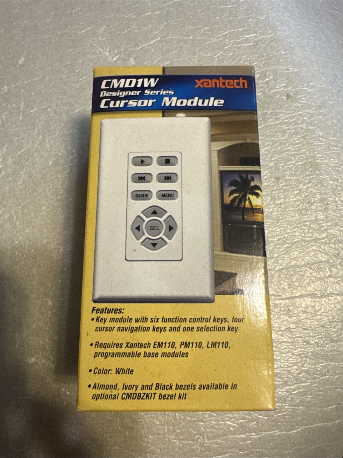 NEW Xantech CMD1W Designer Series Cursor Module