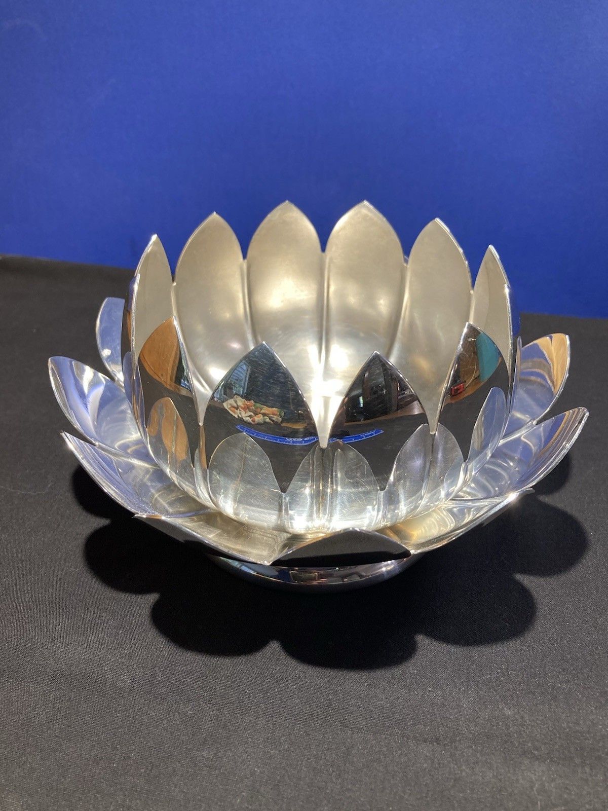 Lotus Flower /Water Lily Silverplate Centerpiece -Reed and Barton #3002