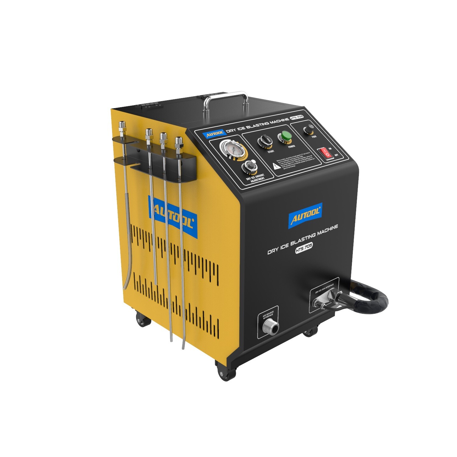 Auto Dry Ice Blasting Machine Dry Ice Non-toxic Cleaning Zero Chemical Pollution