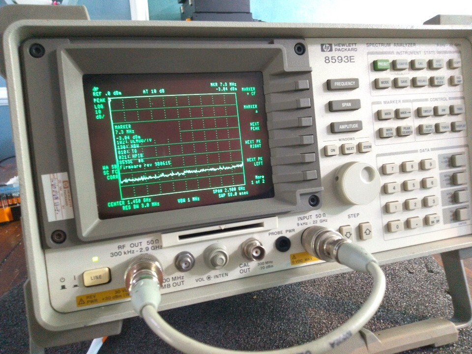 👍HP 8593E Spectrum Analyzer EMC !!! 26.5 Ghz Cal'd Tracking Gen 👍8593em Config