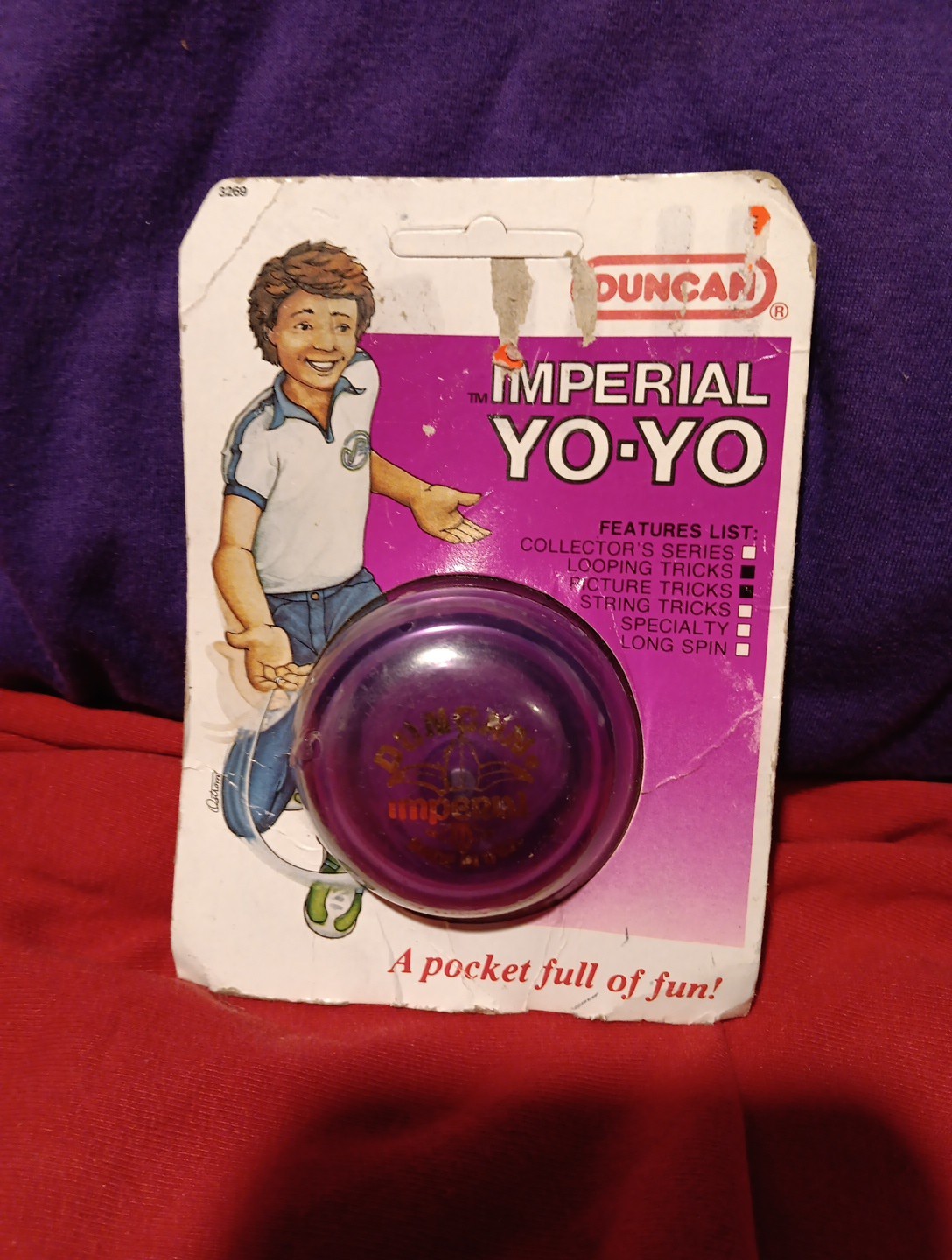 Duncan Imperial Yo-Yo NEW SEALED Purple Vintage Rare Package 3269 Fast Shipping