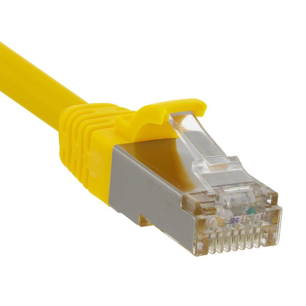 Ethernet Patch Cable CAT6, F/UTP, 26AWG, 5 Ft, 5 pack, Yellow