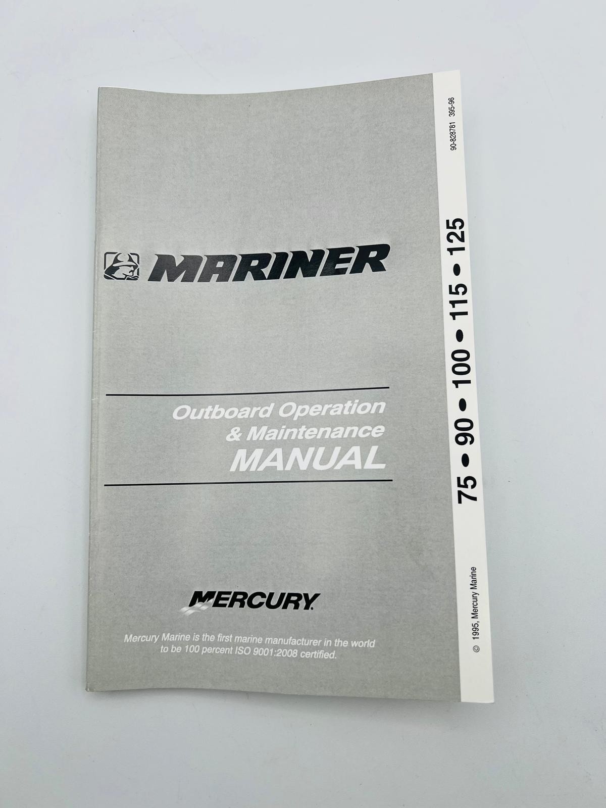 Mercury Mariner 90-828781 OEM Owners Manual Marine Engine 75/125HP See Details
