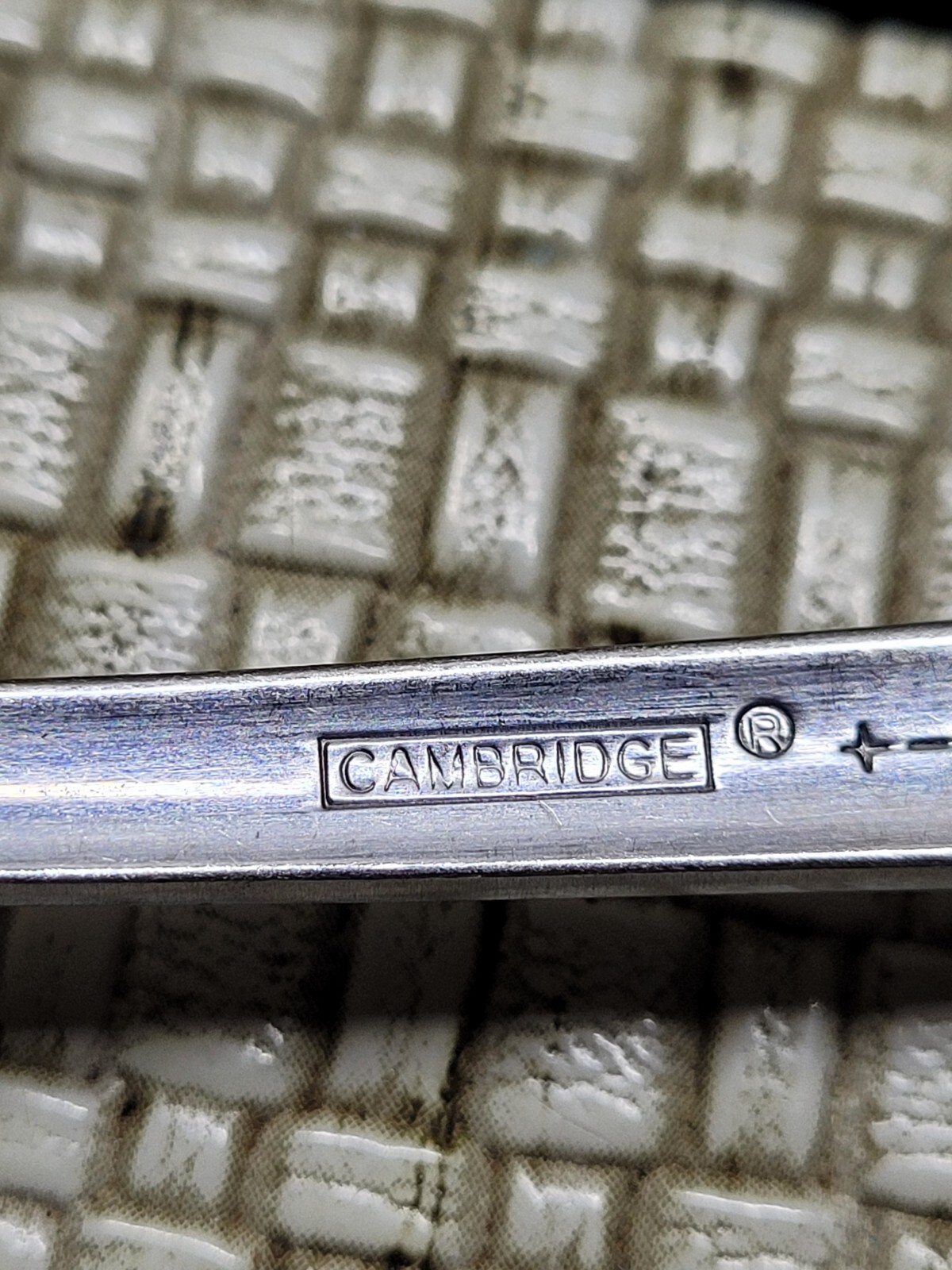 CAMBRIDGE Heather Sand Flatware Silverware 4 SPOONS 4 FORKS 4 DINNER KNIFES