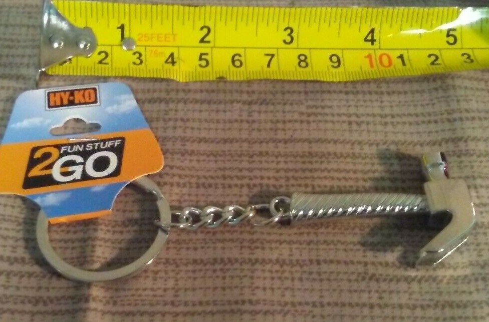 HY-KO Keychain KC0748 2 Go Fun Stuff / Hammer Tool Free Shipping NEW!