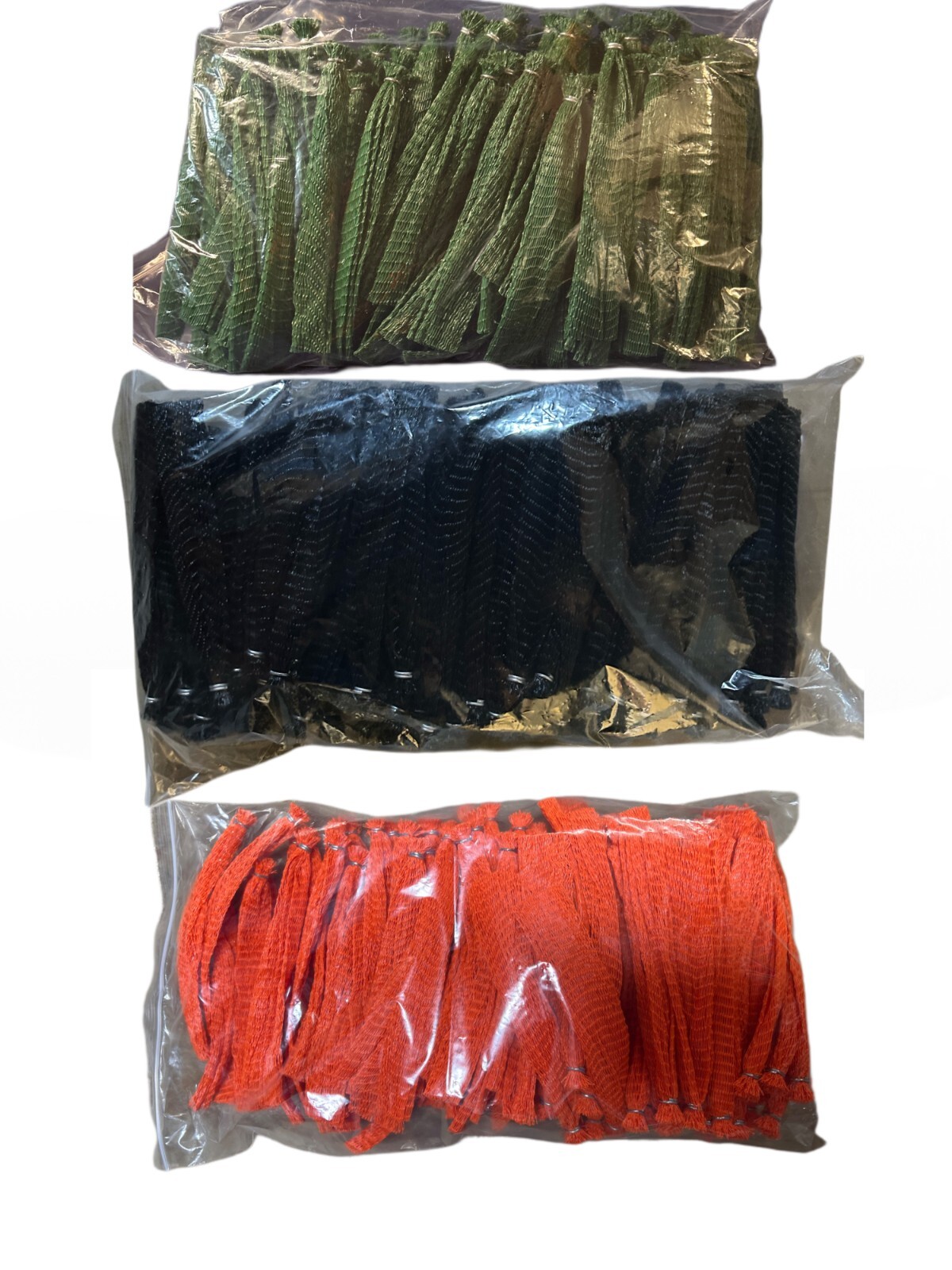 100 Pack of Standard Mesh Clam Bags