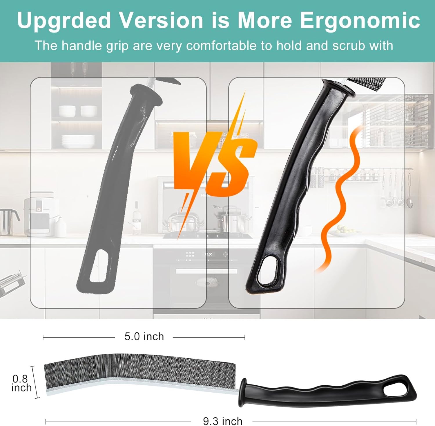 Crevice Cleaning Brush，Hard-Bristled Grout Brush，2024 New Multifunctional Ga