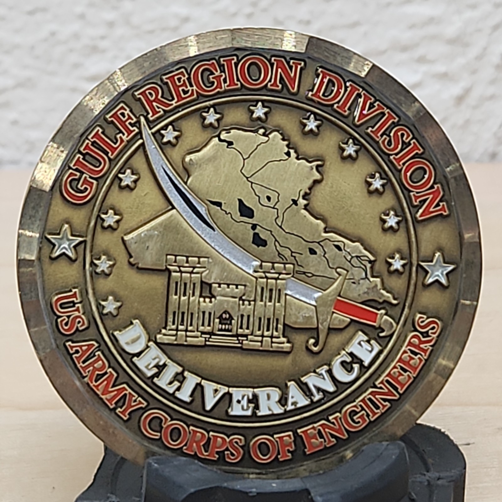 US Army Corps of Engineers Gulf Region Division Commemorative Token