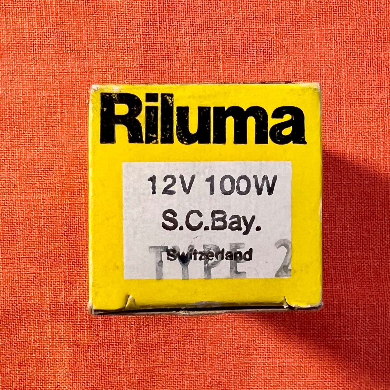Riluma Projector Lamp Projection Bulb 12v 100w BXT NOS NIB
