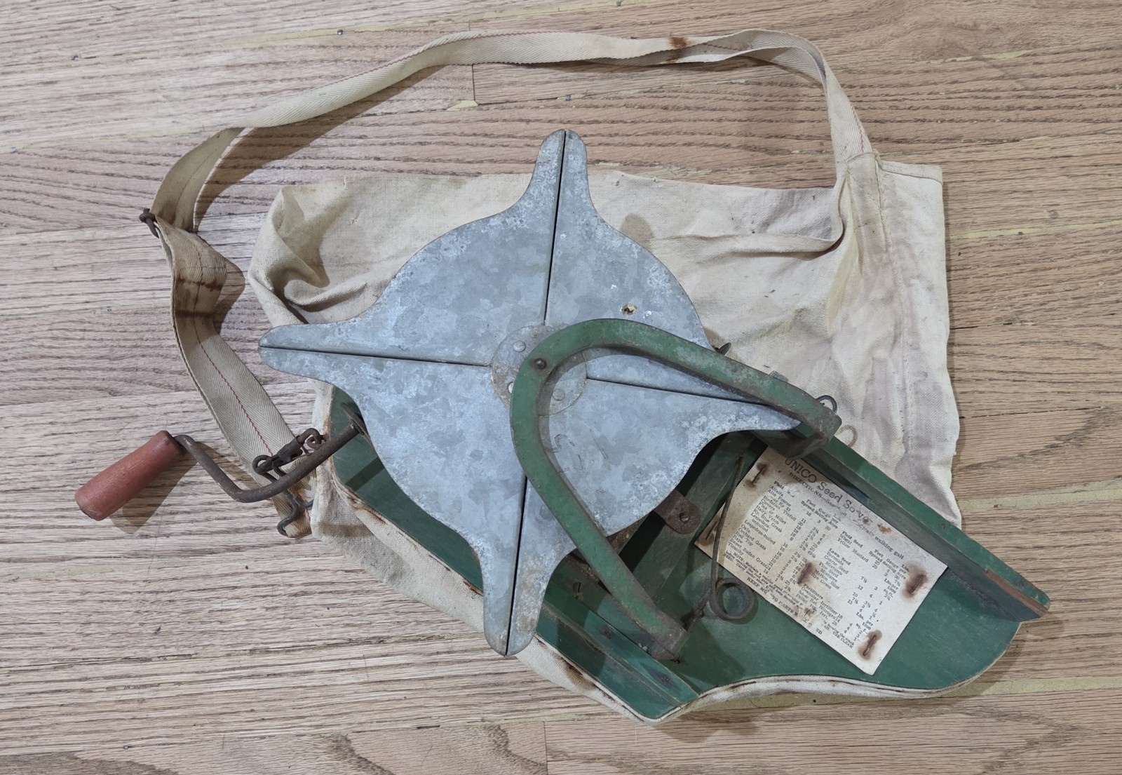 Vintage Unico Seed Sower Spreader
