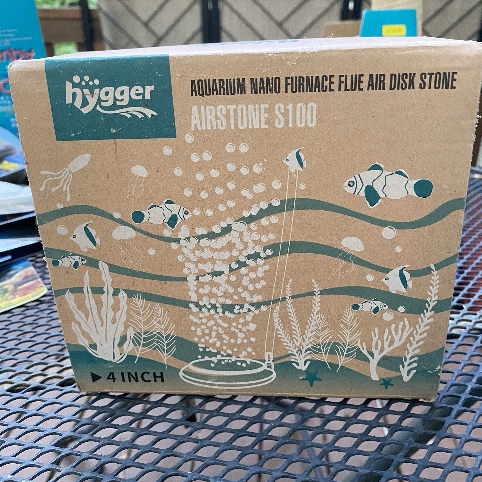 Hygger Aquarium Airstone S100- 4" White