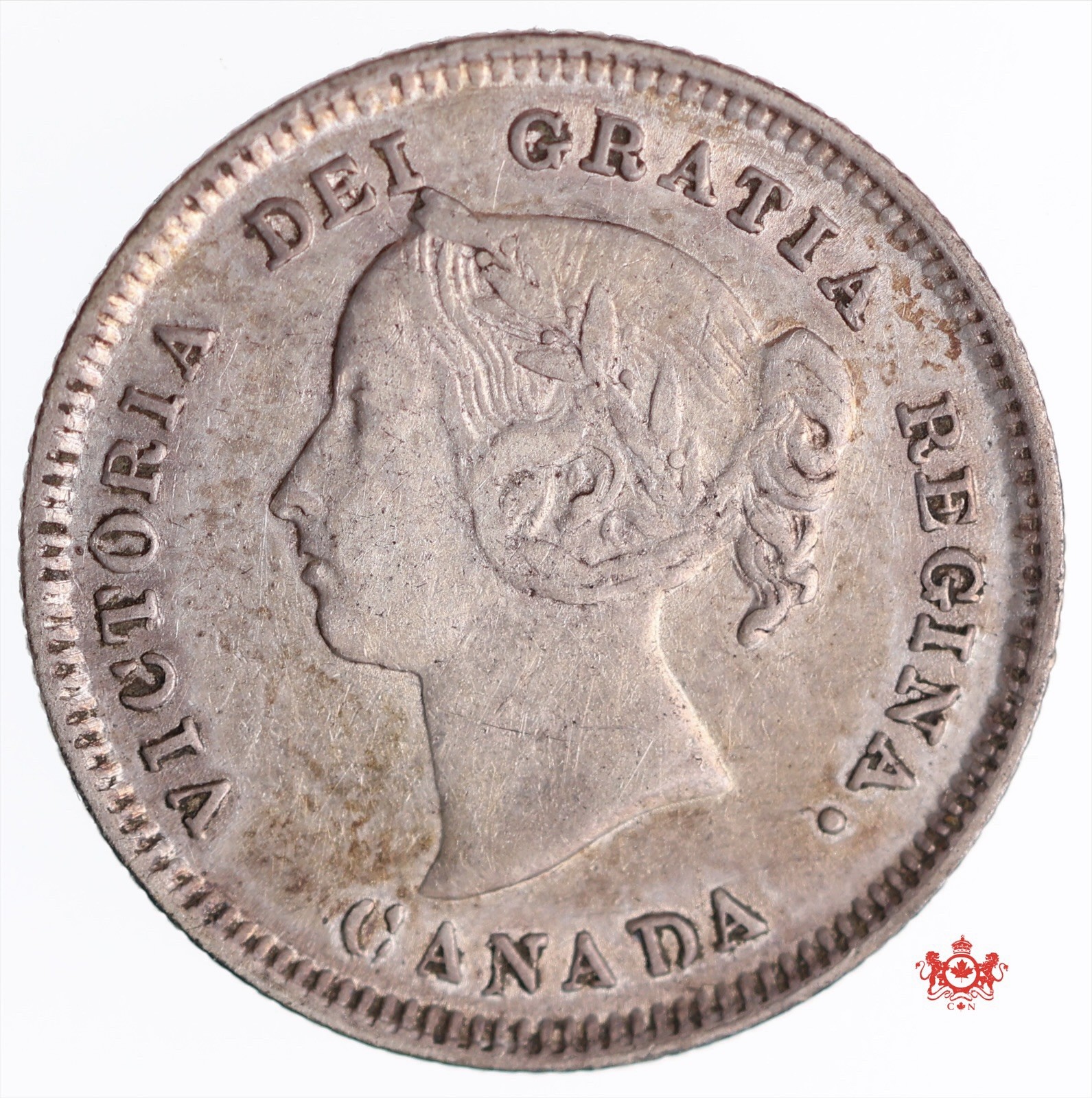 1890H Canada 5 Cents - VF/EF - Lot#12775
