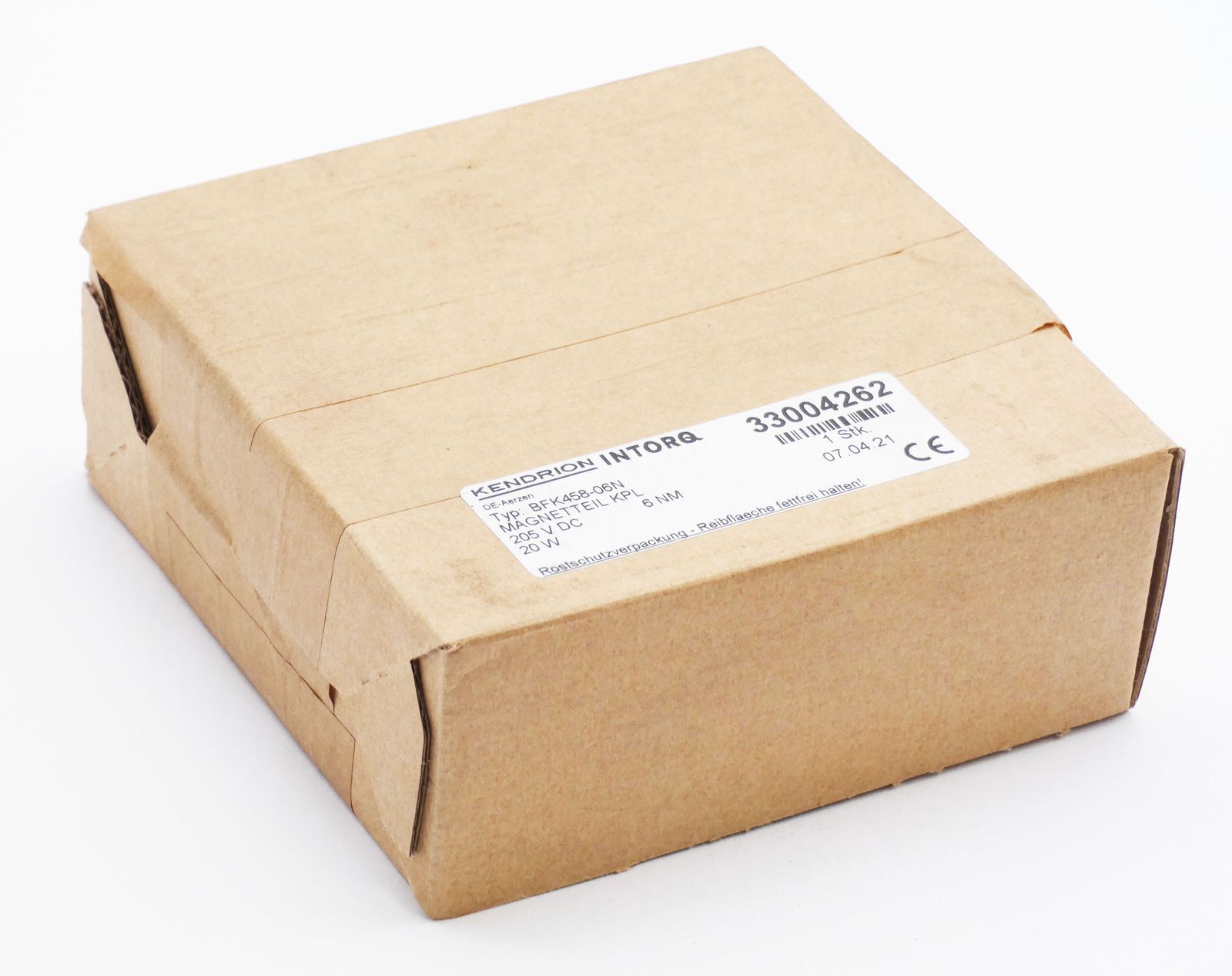 INTORQ BFK458-06N 33004262 205VDC 20W 6NM Magnetic Part Complete -Unused/Original Box-