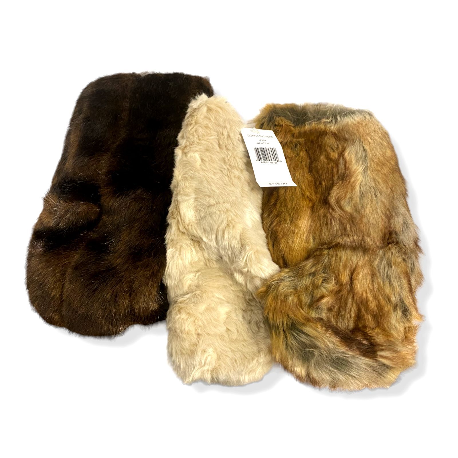 $115 Donna Salyers Faux-Fur Golf Club Covers Set of 3-pcs
