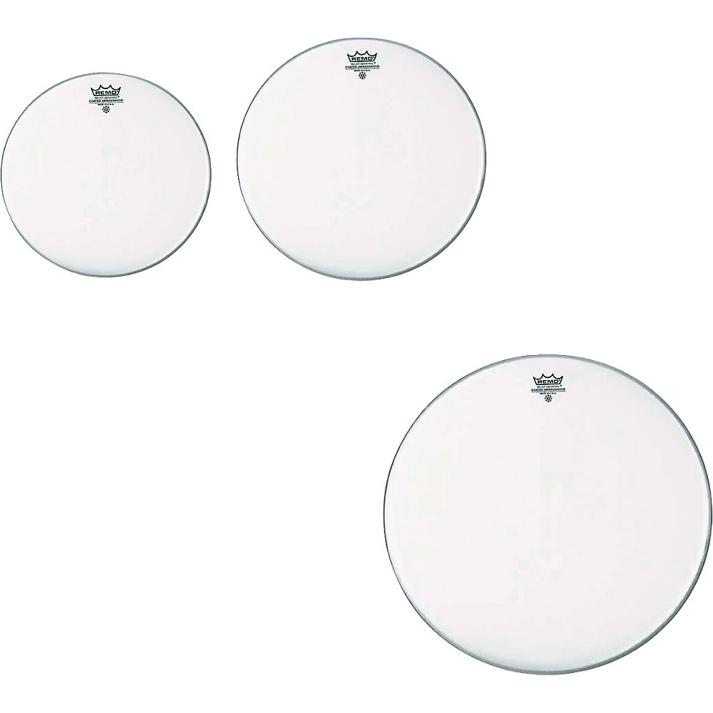 Remo Ambassador Coated New Fusion Tom Drumhead Pack