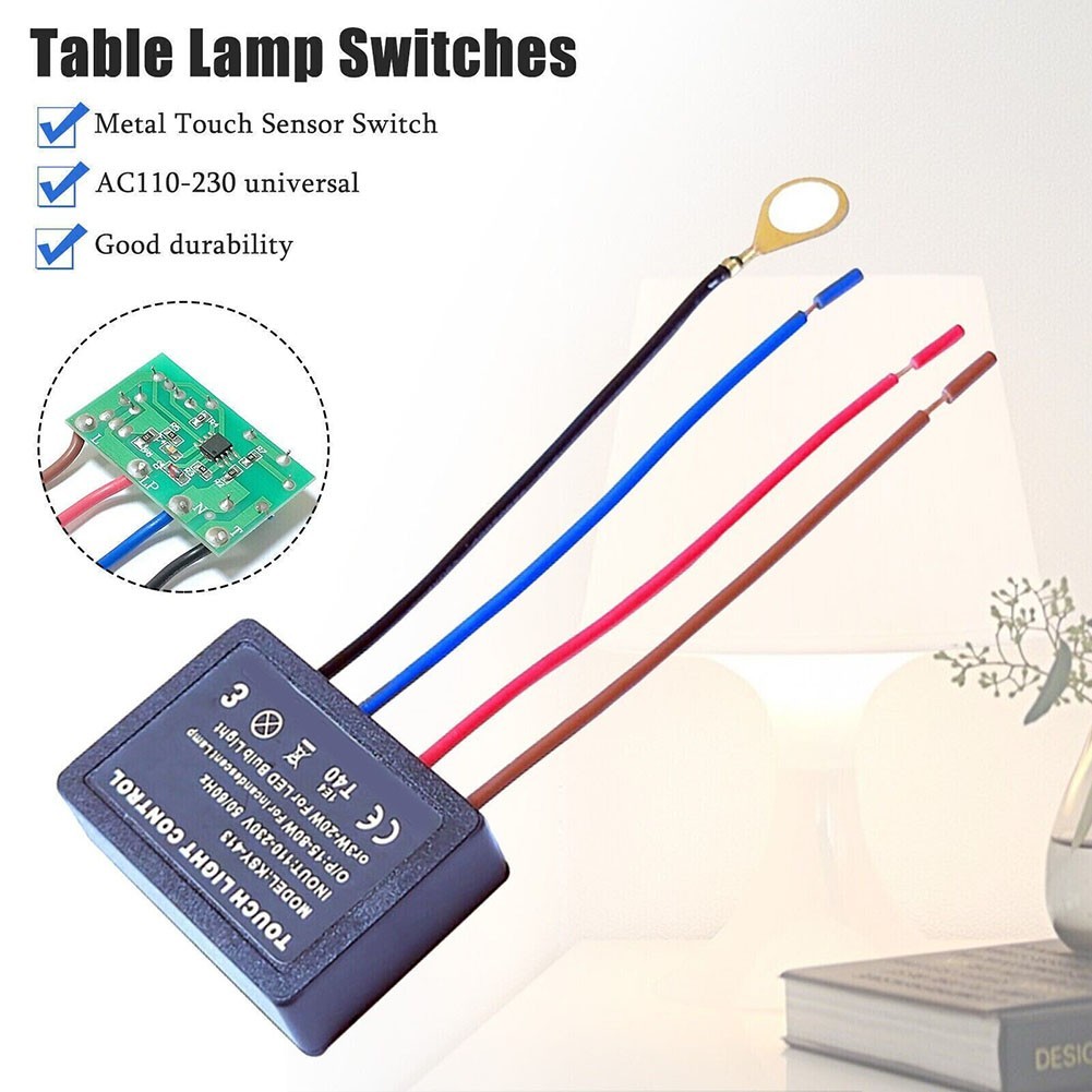 Control Module Suitable For Various Lamps Black Touch Head Flexibility