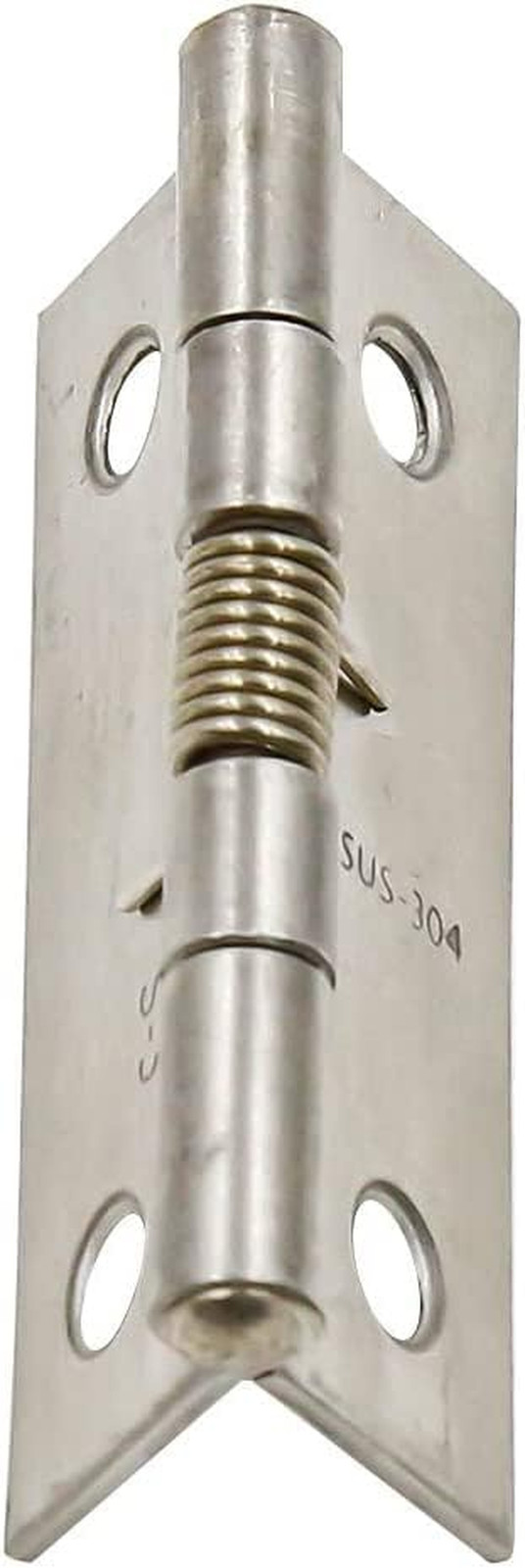 Spring Hinge Self Opening Hinge 2" Length Stainless Steel Door Hinge - Pack of 4